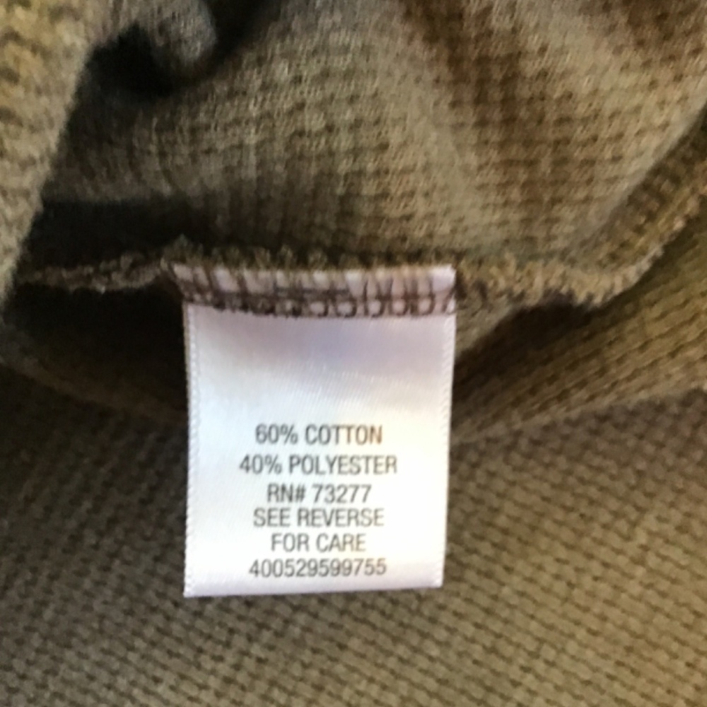 Men’s Sonoma Long Sleeve Henley Sz L - Picture 6 of 8